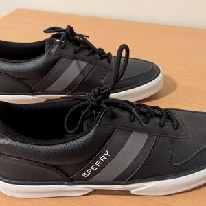 Sperry Men's Black and White Sneakers